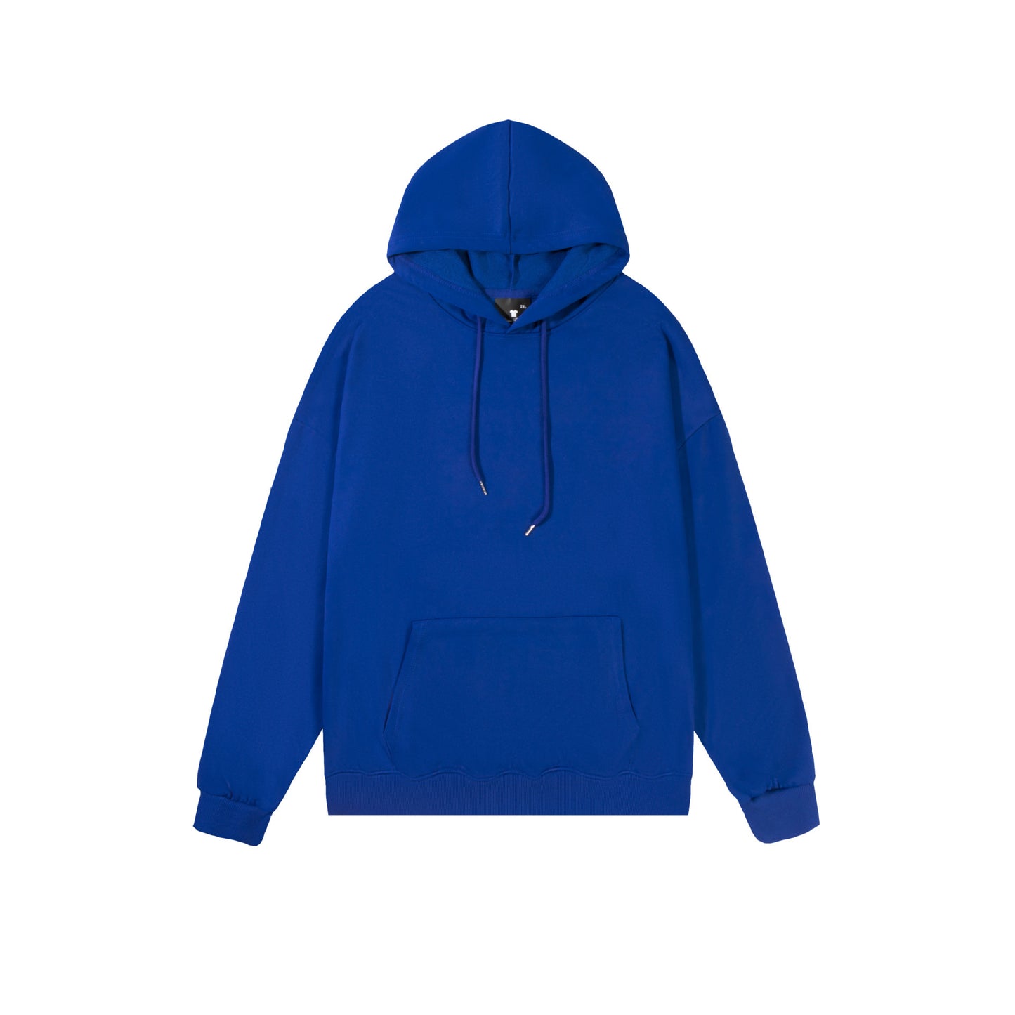 Spring And Autumn Drop Shoulder Loose Solid Color Hooded Sweater For Men And Women