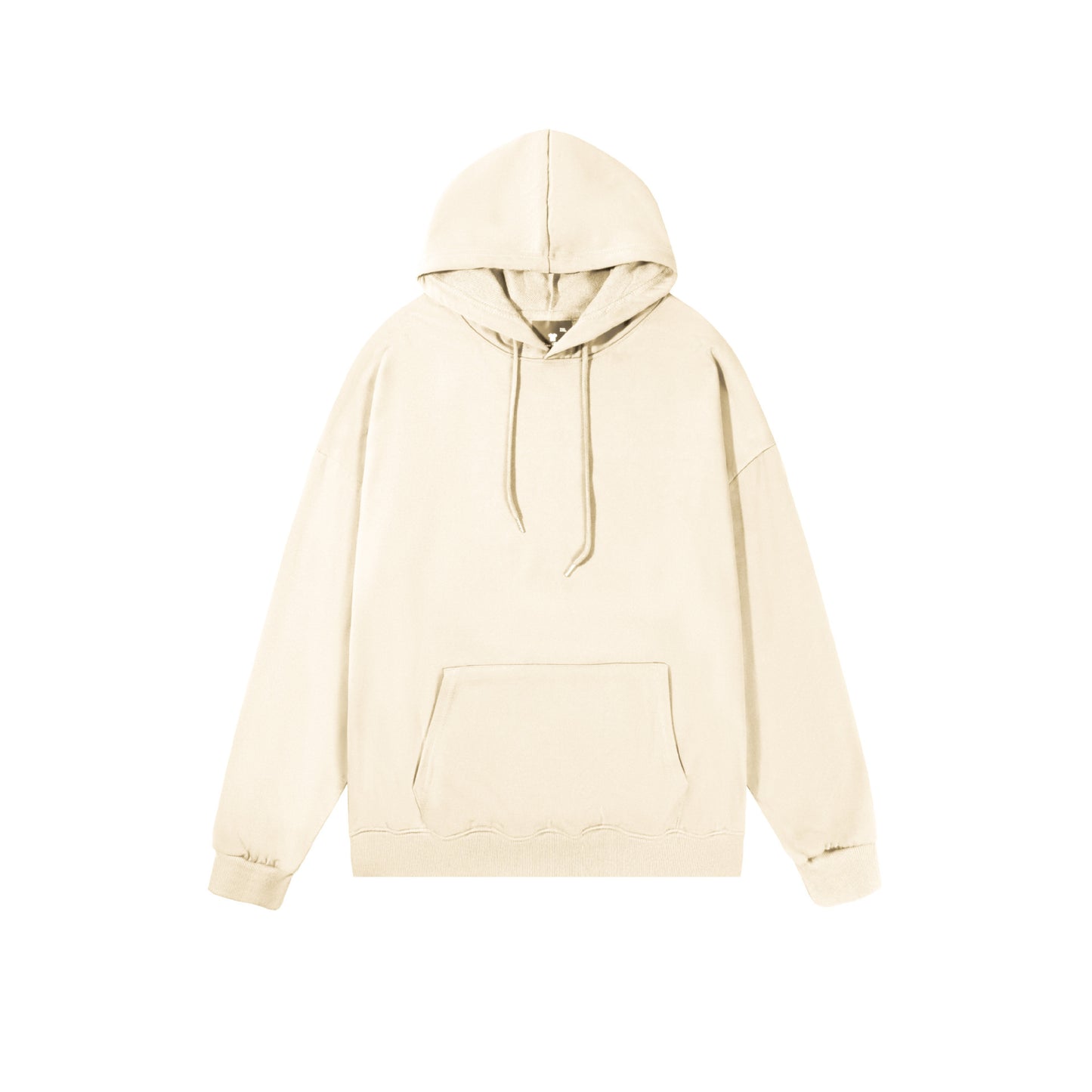 Spring And Autumn Drop Shoulder Loose Solid Color Hooded Sweater For Men And Women