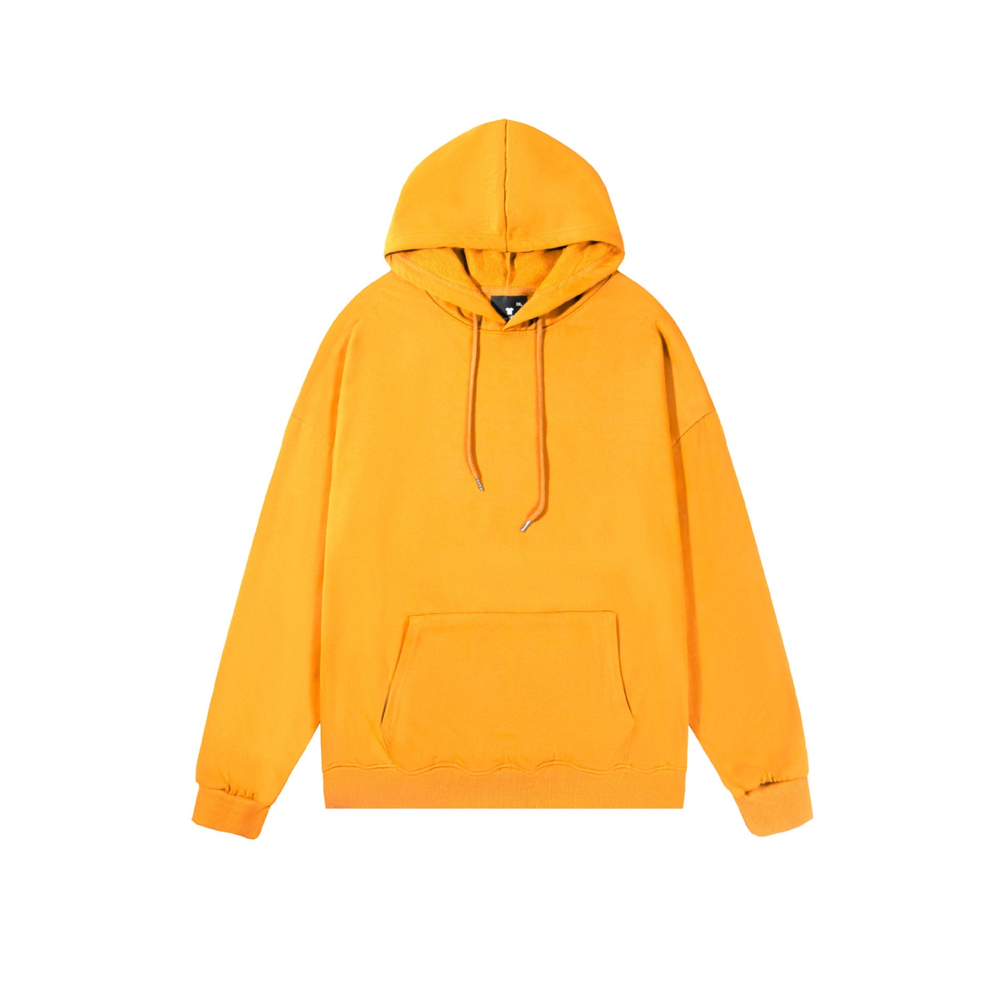 Spring And Autumn Drop Shoulder Loose Solid Color Hooded Sweater For Men And Women