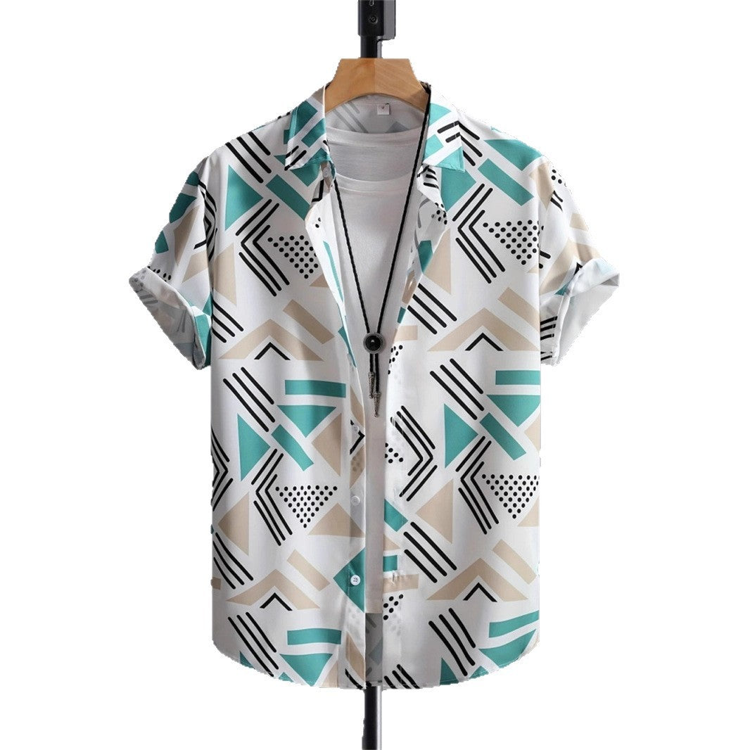 Men's 3D Printed All-matching Retro Fashion Shirt