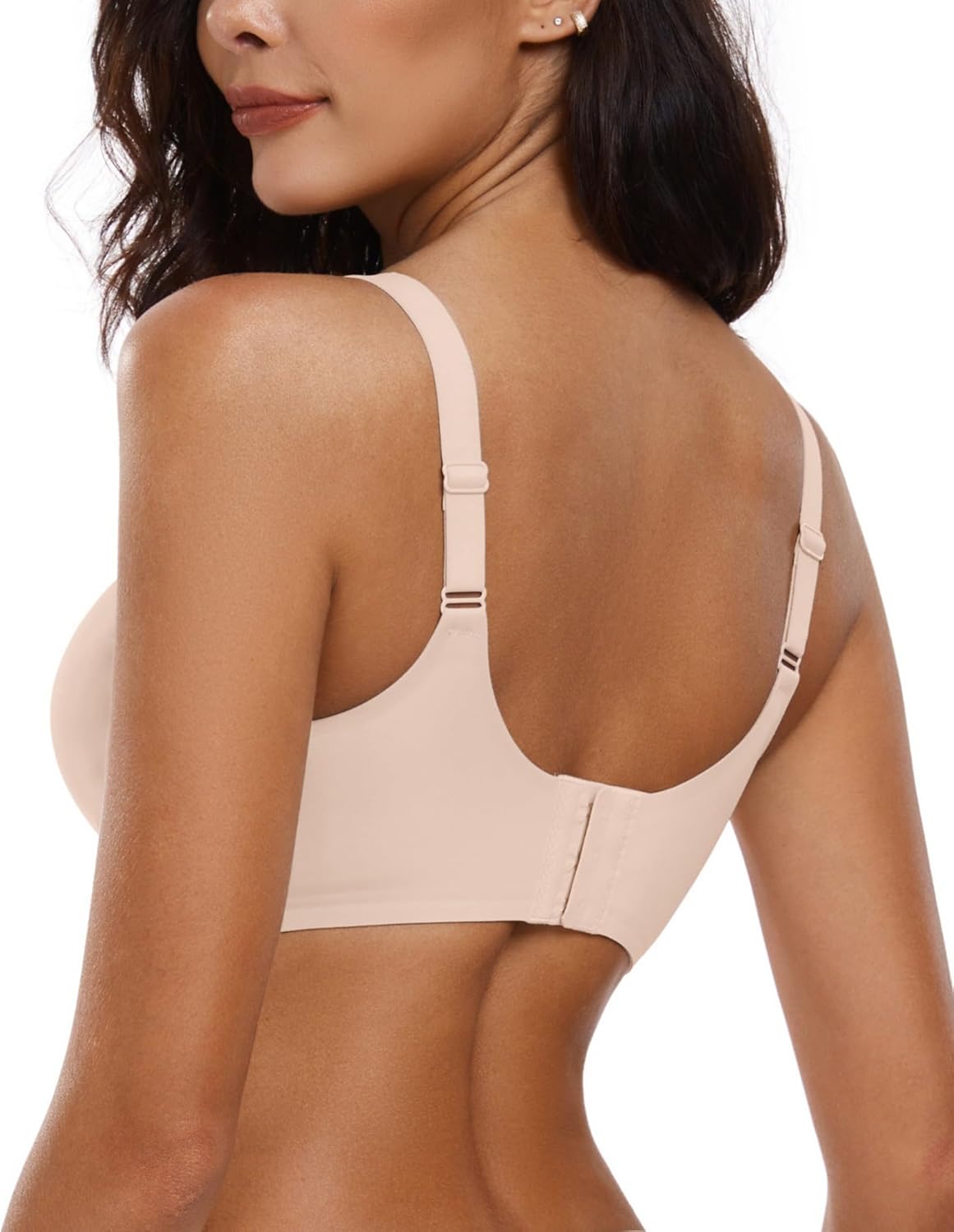 OEAK - Brasier sin aros para mujer, con soporte push up, cobertura completa, cómodo, para uso diario, sin costuras para usar con camisetas